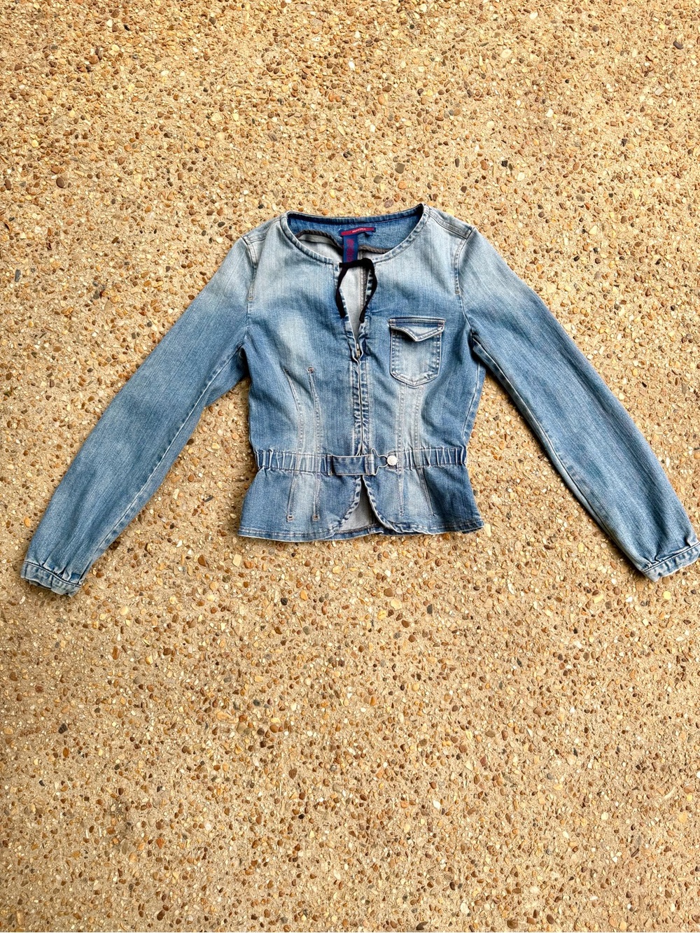 Vtg Y2K BCBG Maxazria Denim Jean Jacket Size M